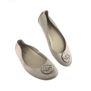 Authentic Michael Kors MK Logo Ballet Flats - VGUC - Size:9